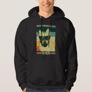 Best Frenchie Vater Men Father French Bulldog Hoodie