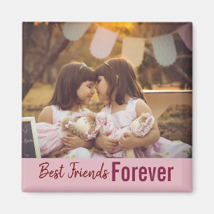 Best Frends Forever Girly Niedliches Foto Magnet