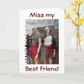 BEST FREUND/EINKAUFSBUDDY FÜR DEN GEBURTSTAG KARTE (Gelbe Blume)