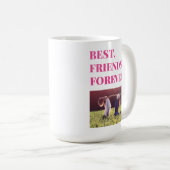 Best Friend BESTE FREUNDIN Bestie Foto Kaffeetasse (VorderseiteRechts)
