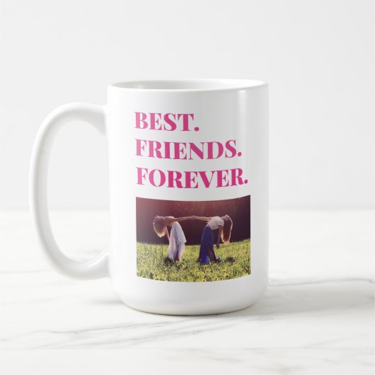 Best Friend BESTE FREUNDIN Bestie Foto Kaffeetasse (Links)