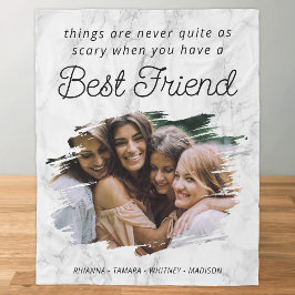 Best Friend BESTE FREUNDIN Foto Fleece Blanket