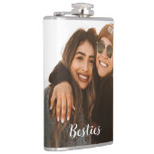 Best Friend Besties Custom Foto Flachmann (Rechts)