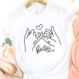 Best Friend Besties Seit dem Jahr Geschenk Persona T-Shirt