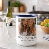 Best Friend BFF Gift Coffee Mug Zweifarbige Tasse