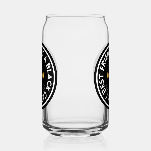 Best Friend Black Cat Dosenglas (Links)