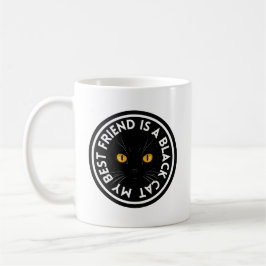 Best Friend Black Cat Kaffeetasse
