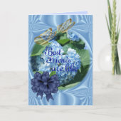Best Friend Blue Hydrangea 2480— oder zu irgendein Karte (Vorderseite)