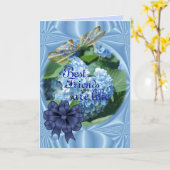 Best Friend Blue Hydrangea 2480— oder zu irgendein Karte (Gelbe Blume)