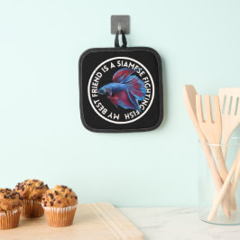 Best Friend Blue Red Betta Fish Topflappen