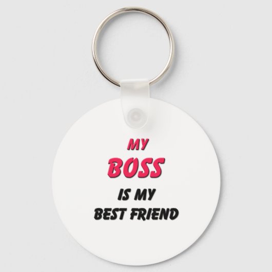 Best Friend Boss Schlüsselanhänger (Vorderseite)