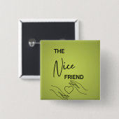 Best Friend Buttone Button (Vorne & Hinten)