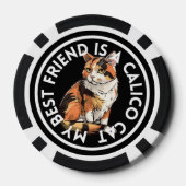 Best Friend Calico Cat Pokerchips (Rückseite)