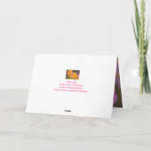 Best Friend Cancer Chemo Ermutigungskarte Karte (Rückseite)