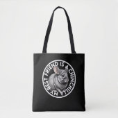 Best Friend Chinchilla Tasche (Vorderseite)