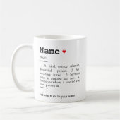 Best friend-Definition, personalisierter Freund Na Kaffeetasse (Links)