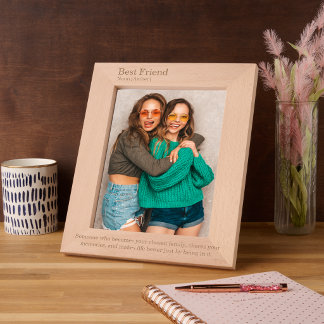 Best Friend dictionary Definition wedding gift Geätzte Rahmen