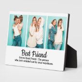 Best Friend Dictionary Typografie Drei Foto Fotoplatte (Seite)