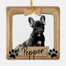 Best Friend Dog Foto Keramikornament