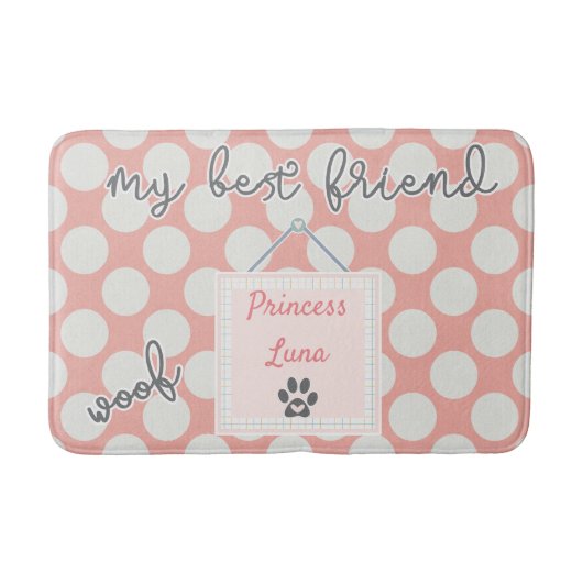 Best Friend Doggy Badematte (Vorderseite)