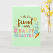 Best Friend Easter Greeting Card Karte (Gelbe Blume)
