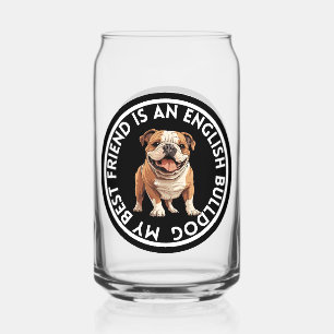 Best Friend English Bulldog Dosenglas