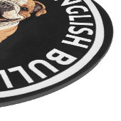 Best Friend English Bulldog Schneidebrett (Ecke)