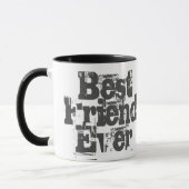 Best Friend Ever - Zwei-Tone-Kaffee-Tasse Tasse (Links)