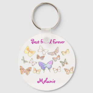 Best Friend Forever Butterfly Keychain Schlüsselanhänger