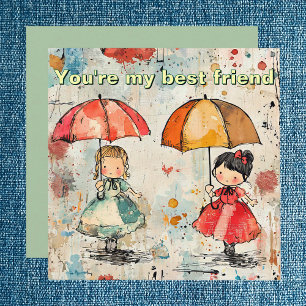Best Friend Forever Card Feiertagskarte