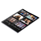 Best Friend Forever Custom 6 Foto Collage & Name Notizblock (Linke Seite)