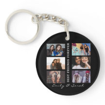 Best Friend Forever Custom 6 Foto Collage & Name