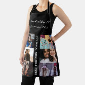 Best Friend Forever Custom 6 Foto Collage & Name Schürze (InSitu)