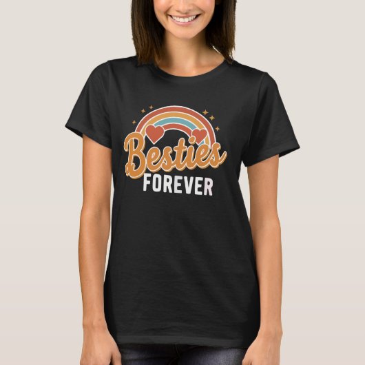 Best Friend Forever Friendship Bestie BESTE FREUND T-Shirt (Vorderseite)