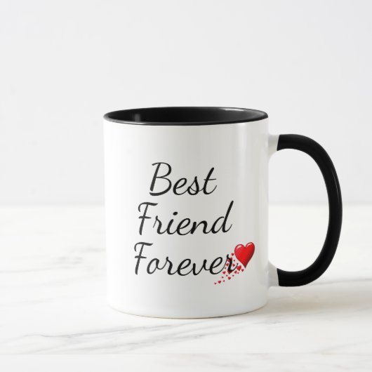 BEST FRIEND FOREVER Personalisierte Sprichwörter 3 Tasse (Rechts)