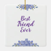 Best Friend Foto Colage Ornamente (Rückseite)