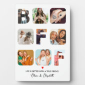 Best Friend Foto Collage Personalisierte BESTE FRE Fotoplatte (Vorderseite)