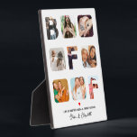 Best Friend Foto Collage Personalisierte BESTE FRE Fotoplatte<br><div class="desc">Best Friend Foto Collage Personalisierte BESTE FREUNDIN Foto</div>