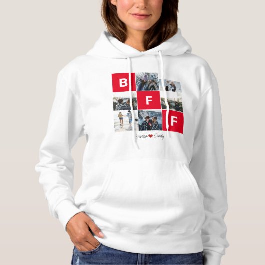 Best Friend Foto Hoodie (Vorderseite)