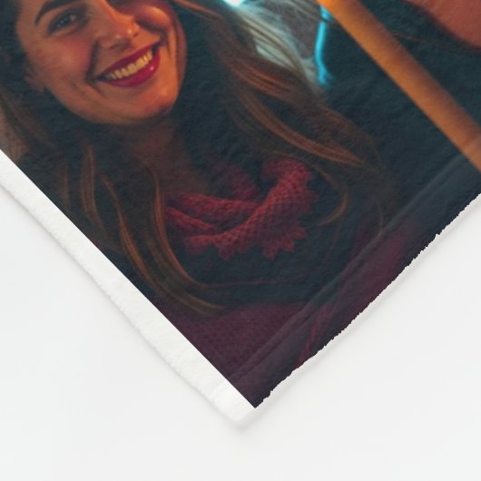 Best Friend Friendship Day Photo Fleecedecke (Ecke)