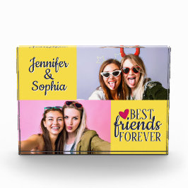 Best Friend für immer zwei Bilder Vorlage modern Fotoblock