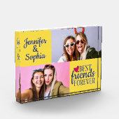 Best Friend für immer zwei Bilder Vorlage modern Fotoblock (Links)