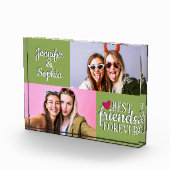 Best Friend für immer zwei Bilder Vorlage modern Fotoblock (Rechts)