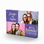 Best Friend für immer zwei Bilder Vorlage modern Fotoblock (Rechts)