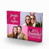 Best Friend für immer zwei Bilder Vorlage modern Fotoblock (Rechts)