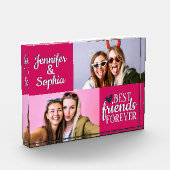 Best Friend für immer zwei Bilder Vorlage modern Fotoblock (Links)