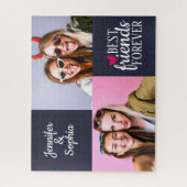 Best Friend für immer zwei Bilder Vorlage modern Puzzle (Vertikal)