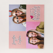 Best Friend für immer zwei Bilder Vorlage modern Puzzle (Vertikal)