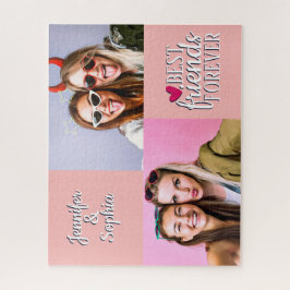 Best Friend für immer zwei Bilder Vorlage modern Puzzle