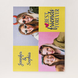Best Friend für immer zwei Bilder Vorlage modern Puzzle